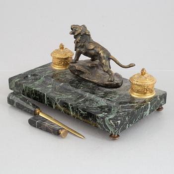 A desk set, circa 1900.
