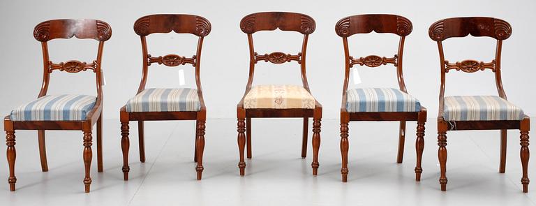 STOLAR, 5 st, Senempire. 1800-talets mitt.