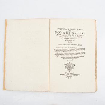 Tyge (Tycho) Brahe."Den Ny Stjerna" 1929 (1572) and 7 other books on Tycho Brahe 19th an 20th Century.