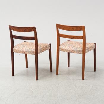 Nils Johnsson, a five-piece rosewood 'Garmi' dining suite, Bra Bohag, Troeds, Bjärnum, 1960's.