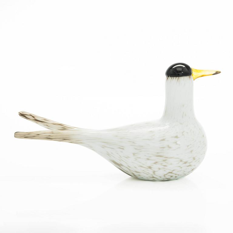 Oiva Toikka, An annual glass bird 'Arctic tern', signed O. Toikka Nuutajärvi 2000.