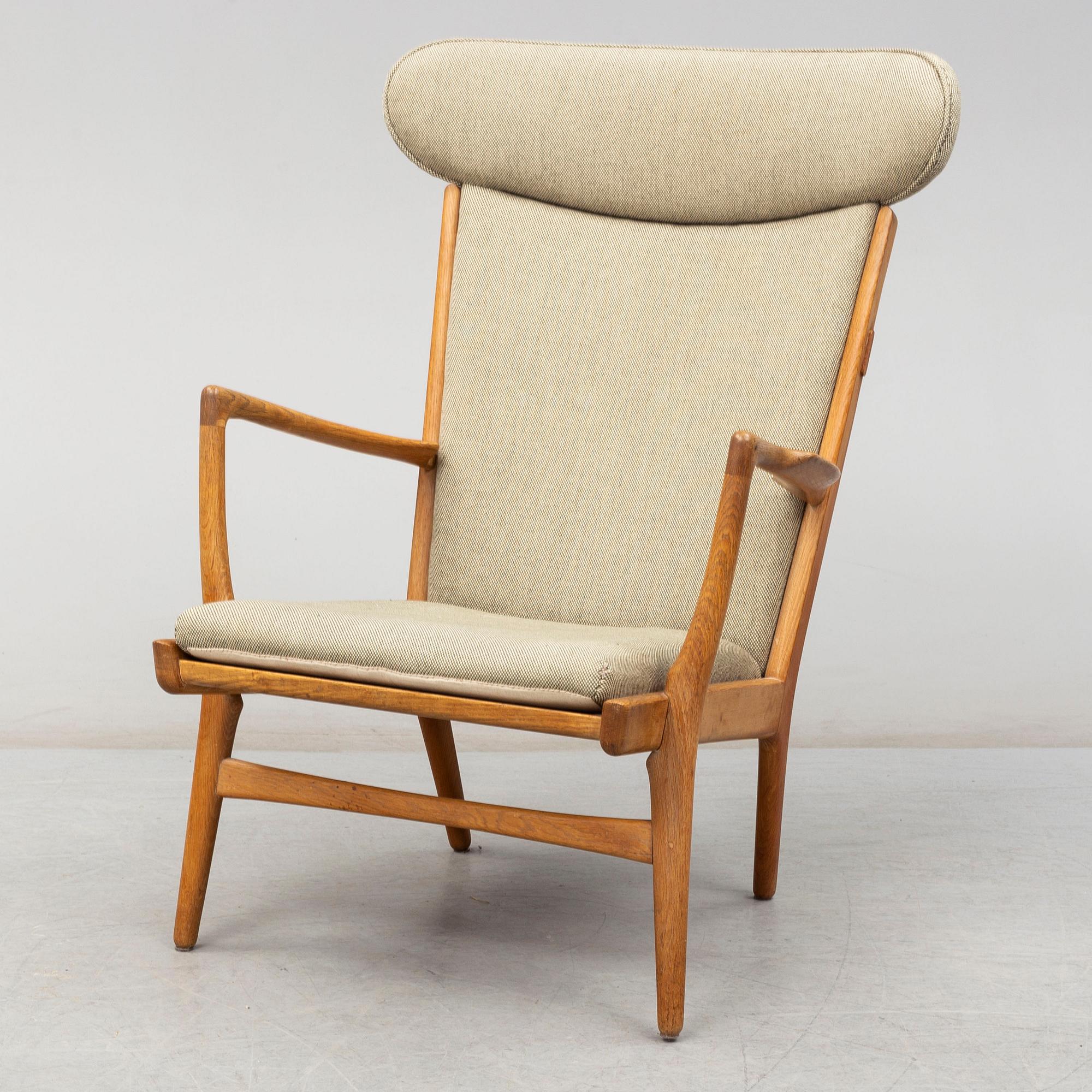 HANS J WEGNER, fåtölj AP-15, Danmark, 1900-talets andra hälft.