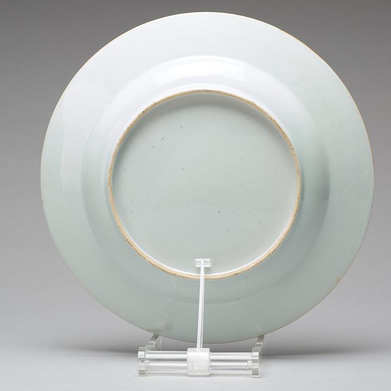 FAT, kompaniporslin. Qingdynastin, Qianlong (1736-95).