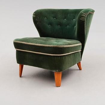 FÅTÖLJ, Gösta Janssons möblering, Jönköping, 1900-talets första hälft.