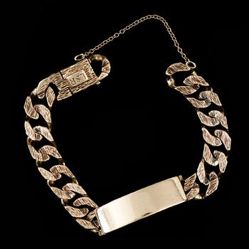 ARMBAND, 9k guld. Vikt ca60g.