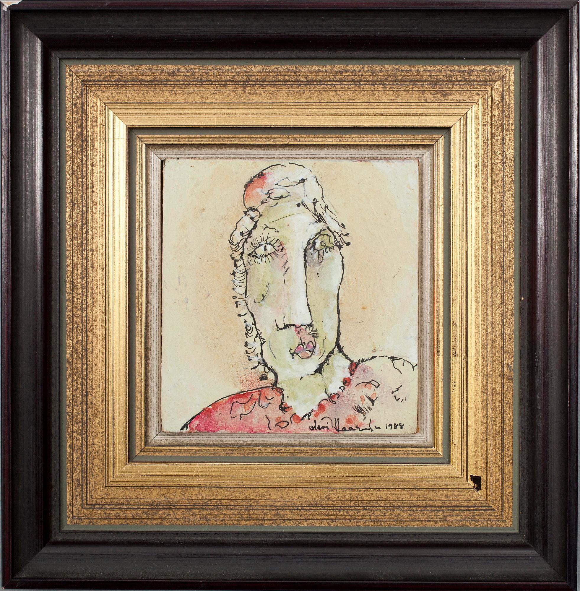 OLAVI VAARULA, blandteknik, sign. och dat. 1988.