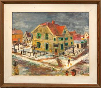 Gösta Nyrén, oil on canvas, signed.
