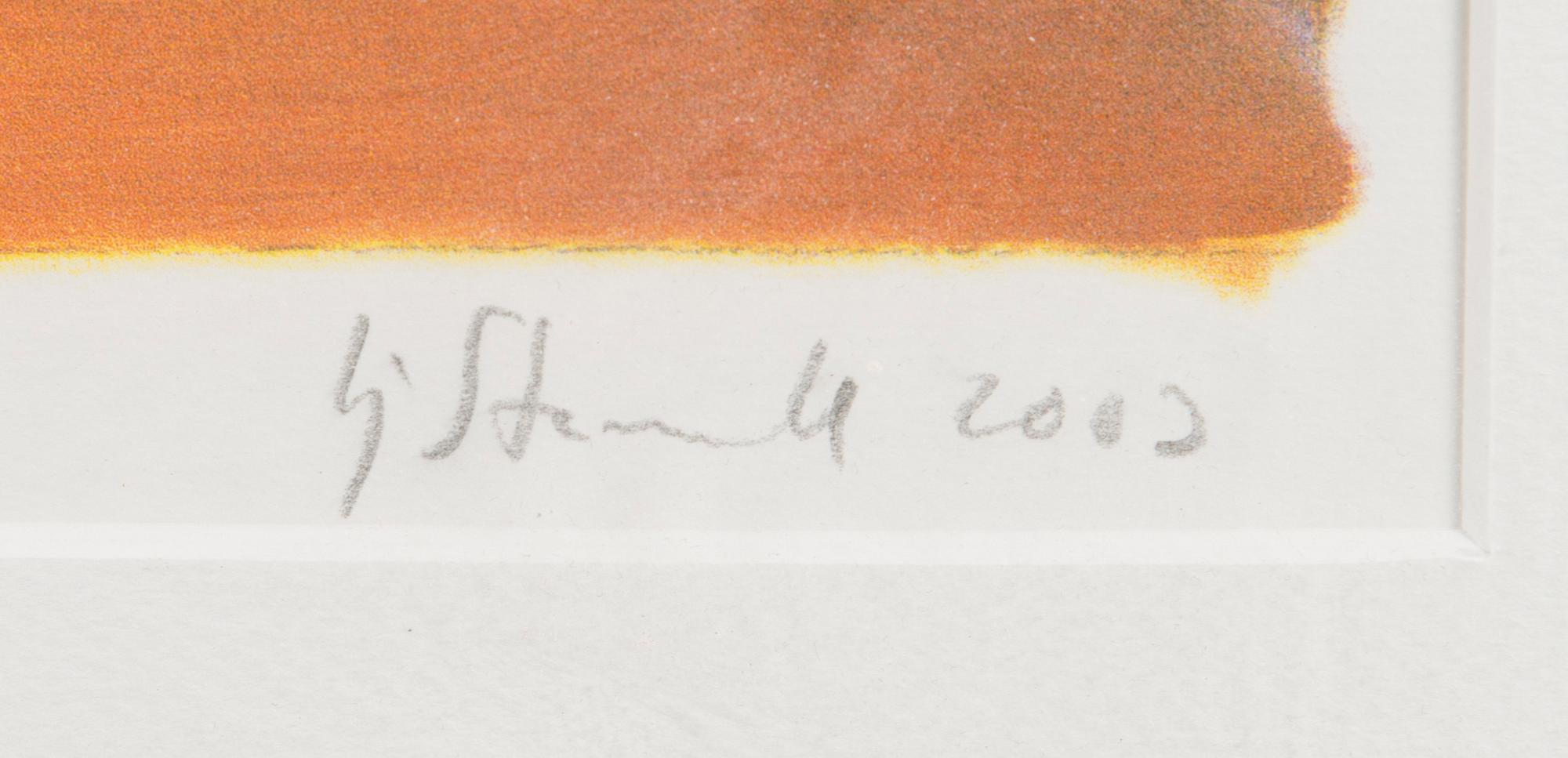 KAJ STENVALL, litografia, signeerattu ja päivätty 2003, numeroitu 73/100.