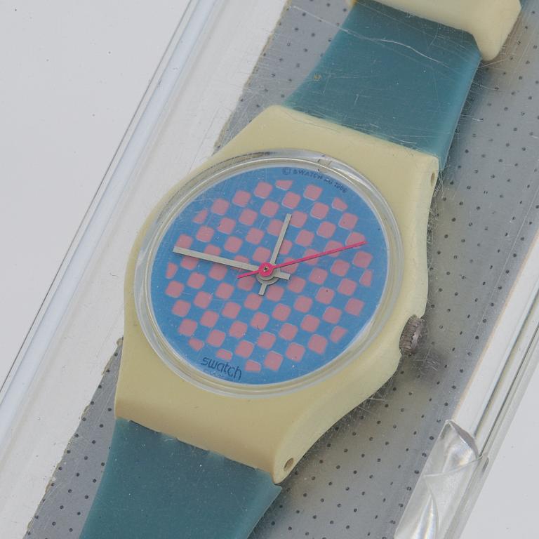 Swatch, Pink Flamingo, armbandsur, 25 mm.