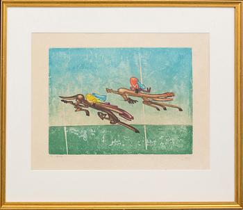 ROBERTO MATTA, etching, signed, and numbered,