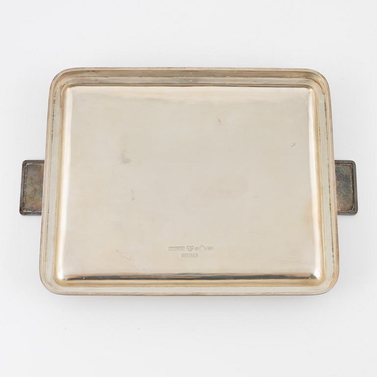 Atelier Borgila, Stockholm, a sterling silver tray, 1946.