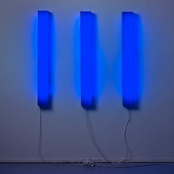 Ola Kolehmainen, "Blue 1-3 (Altar Piece)".