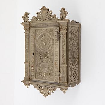 A meal wall cabinet, late 19th century.