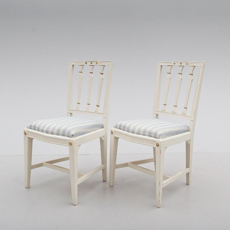 STOLAR, 1 par, Stockholms stolmakarämbetes sigill, gustavianska, omkring år 1800.