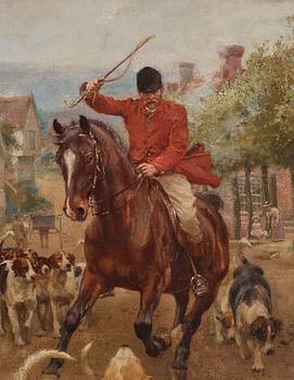 Alfred William Strutt, "The Fox Hunt - the punishment" and "The Fox Hunt - the theft".