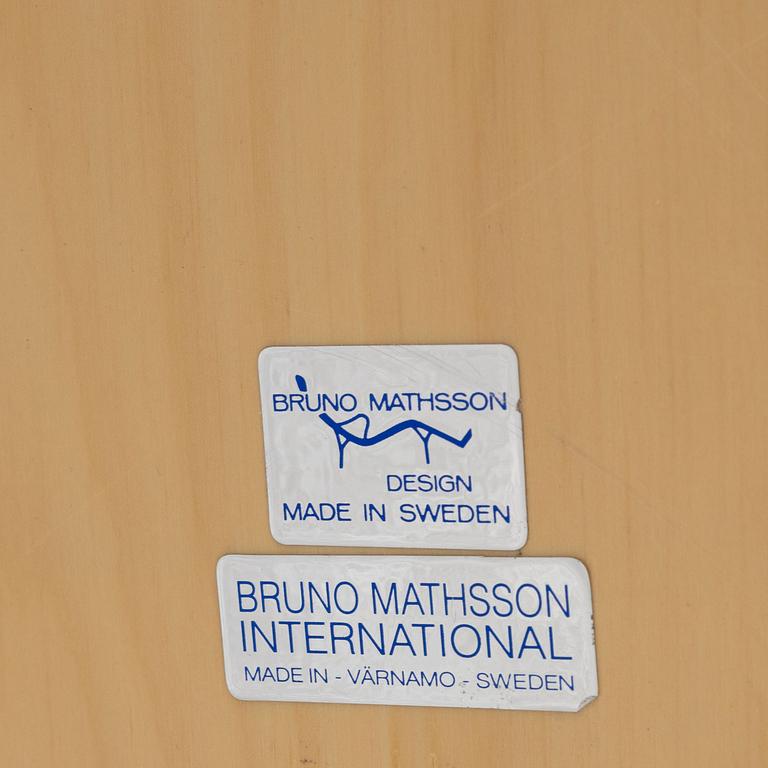 Bruno Mathsson, a birch-veneered dining table from Bruno Mathsson International.