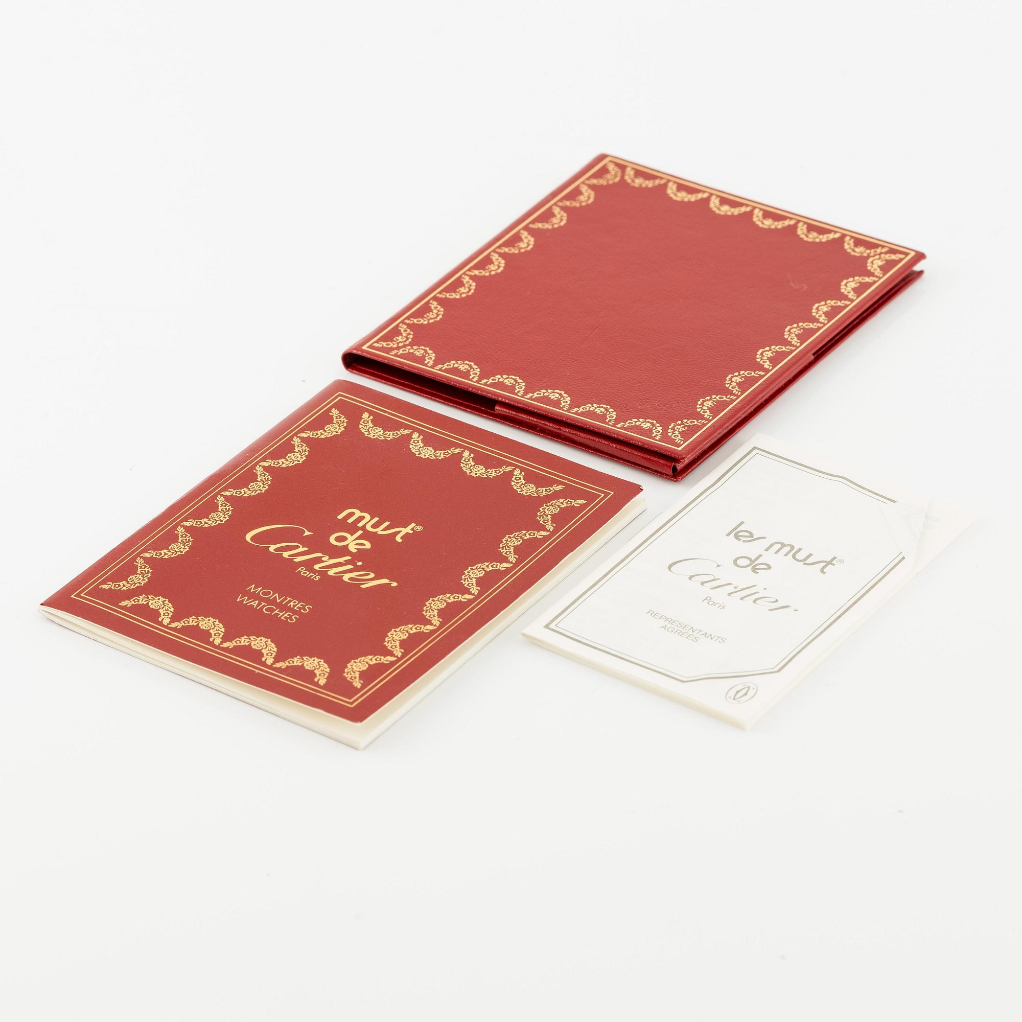 must de Cartier, Tank, armbandsur, 20,5 x 20 (28) mm.