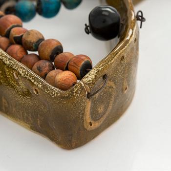 Birger Kaipiainen, skulptur, stengods, signerad Kaipiainen.