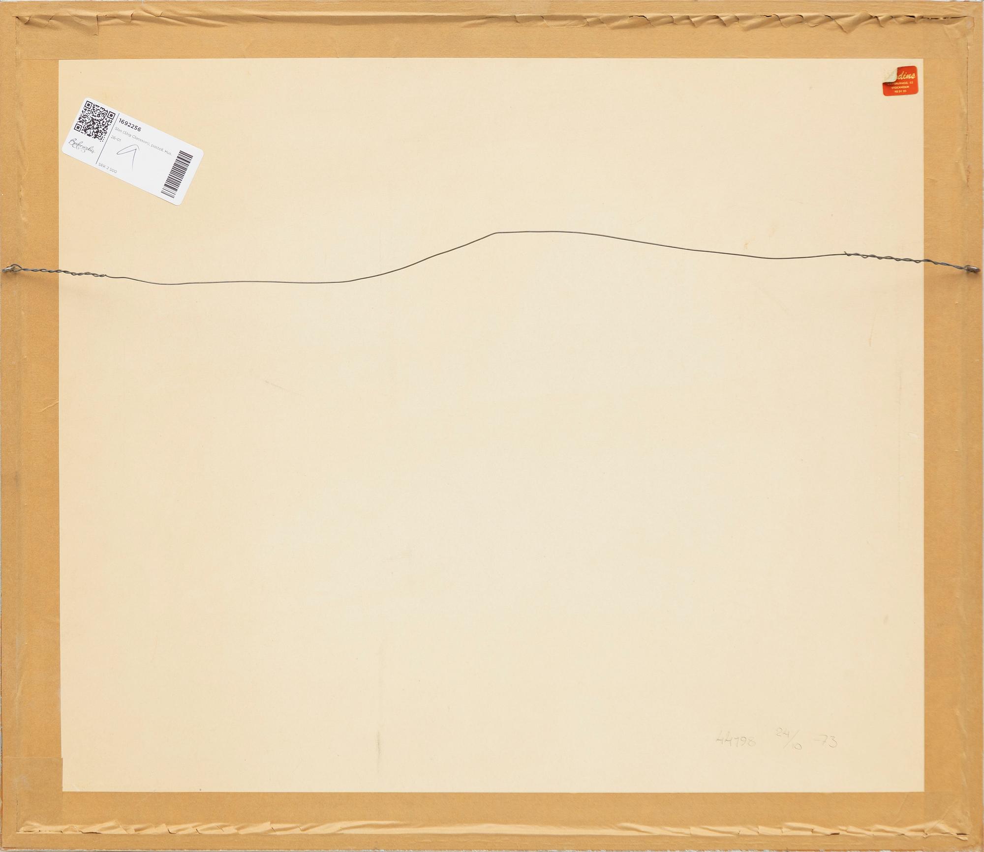 Stig (Slas) Claesson, Landscape with spruce.