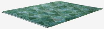 Ingrid Hellman-Knafve, a knotted pile in relief carpet, c. 235 x 164 cm, unsigned.