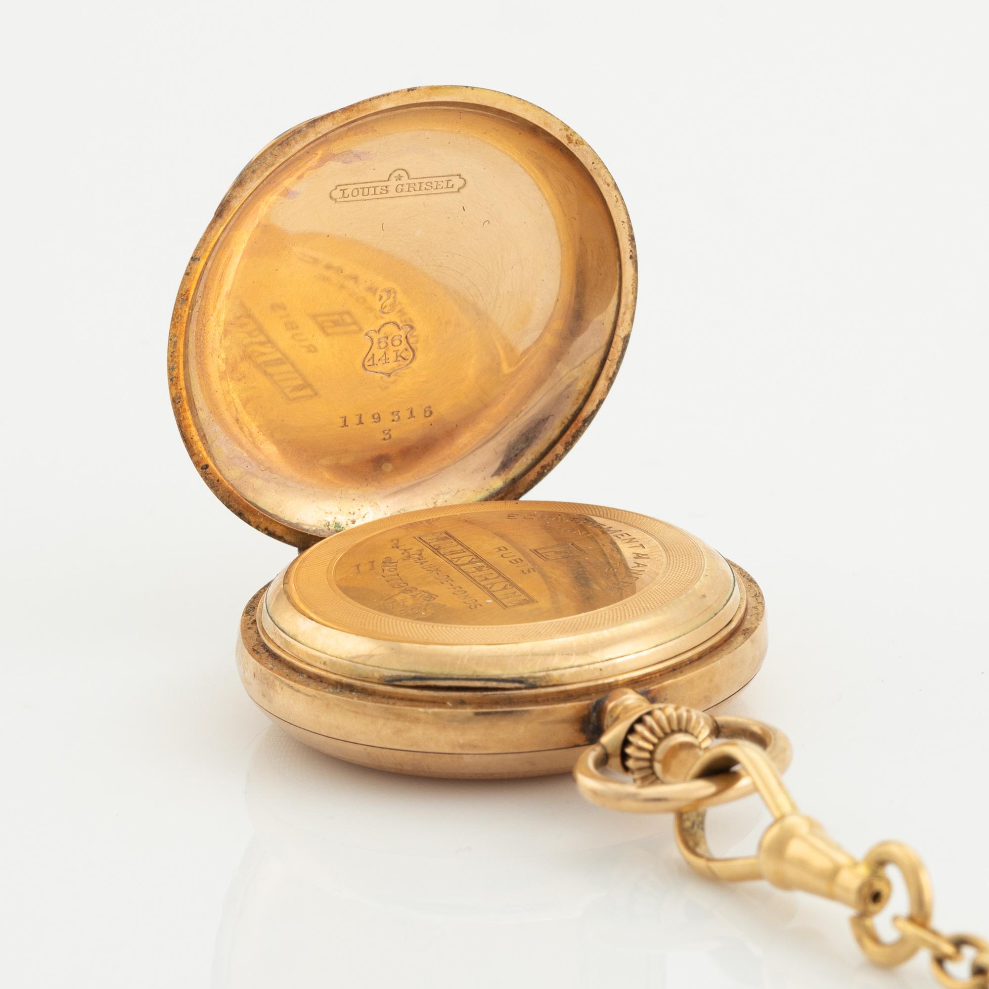 超安い品質 14K gold pocket watch. - Bukowskis アクション