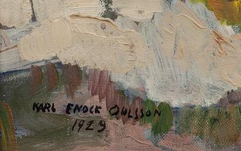KARL-ENOCK OHLSON, olja på duk, signerad och daterad 1929.