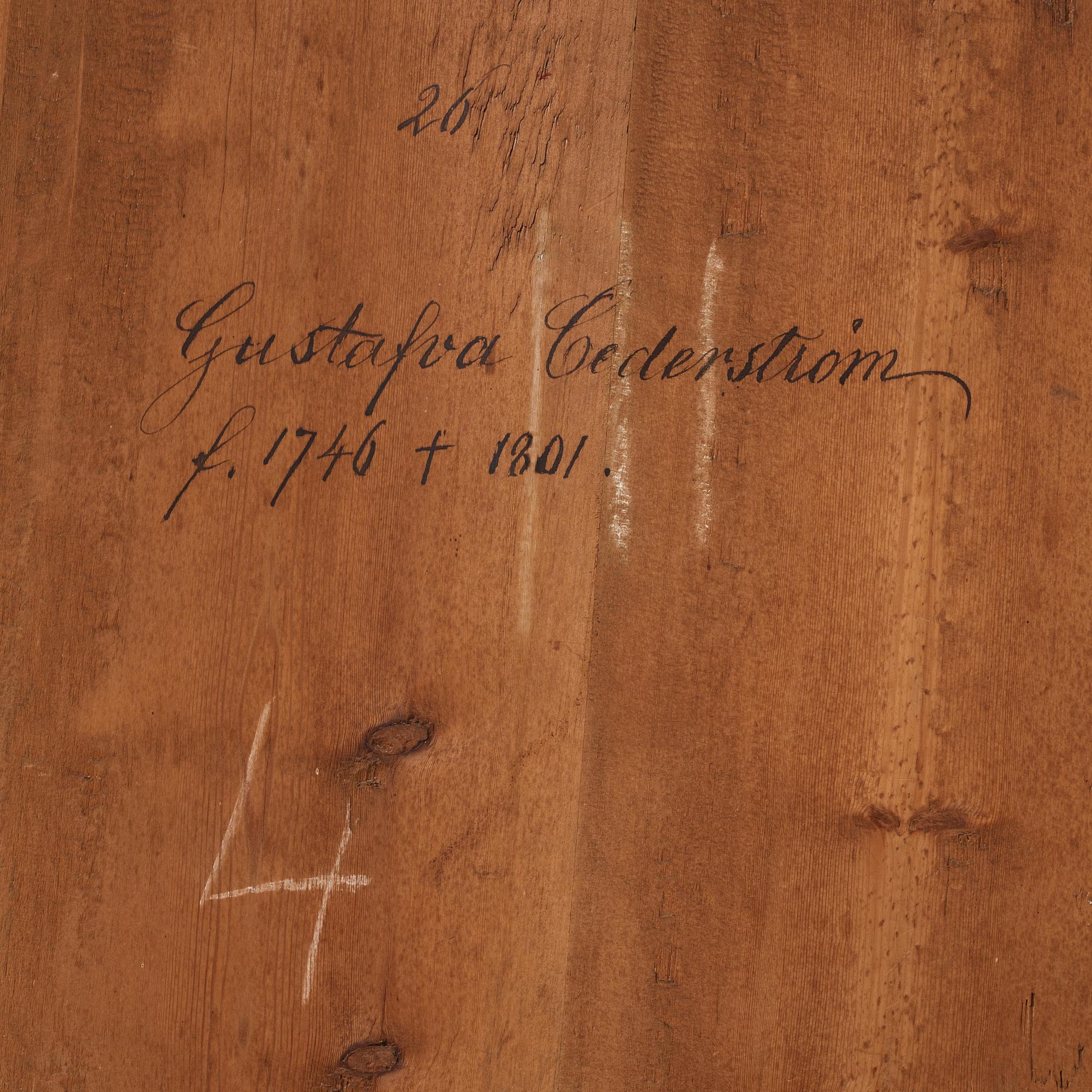 Jonas Forsslund, ”Gustafva Juliana Cederström” (1746-1801).