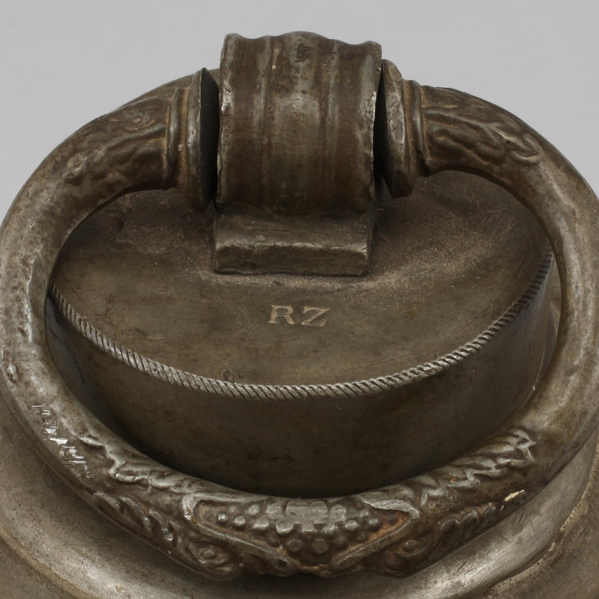 PRISMAFLAKSA, tenn, 1700/1800-tal.