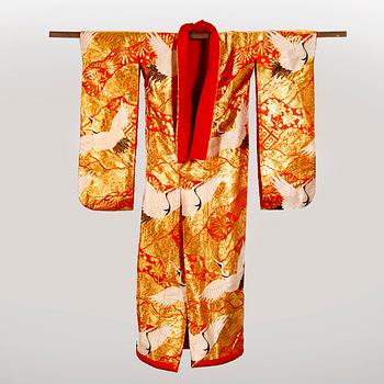 A 20th century Japanese wedding kimono.