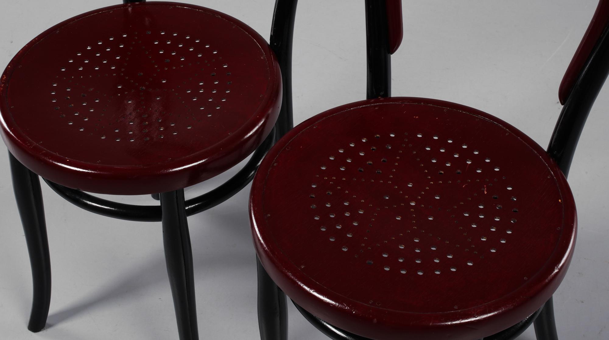 STOLAR, ett par, Thonet, 1900-talets första hälft.