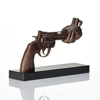 Carl Fredrik Reuterswärd, 'Non Violence'.