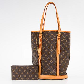 Louis Vuitton, a Monogram Canvas "Bucket" bag and pochette.