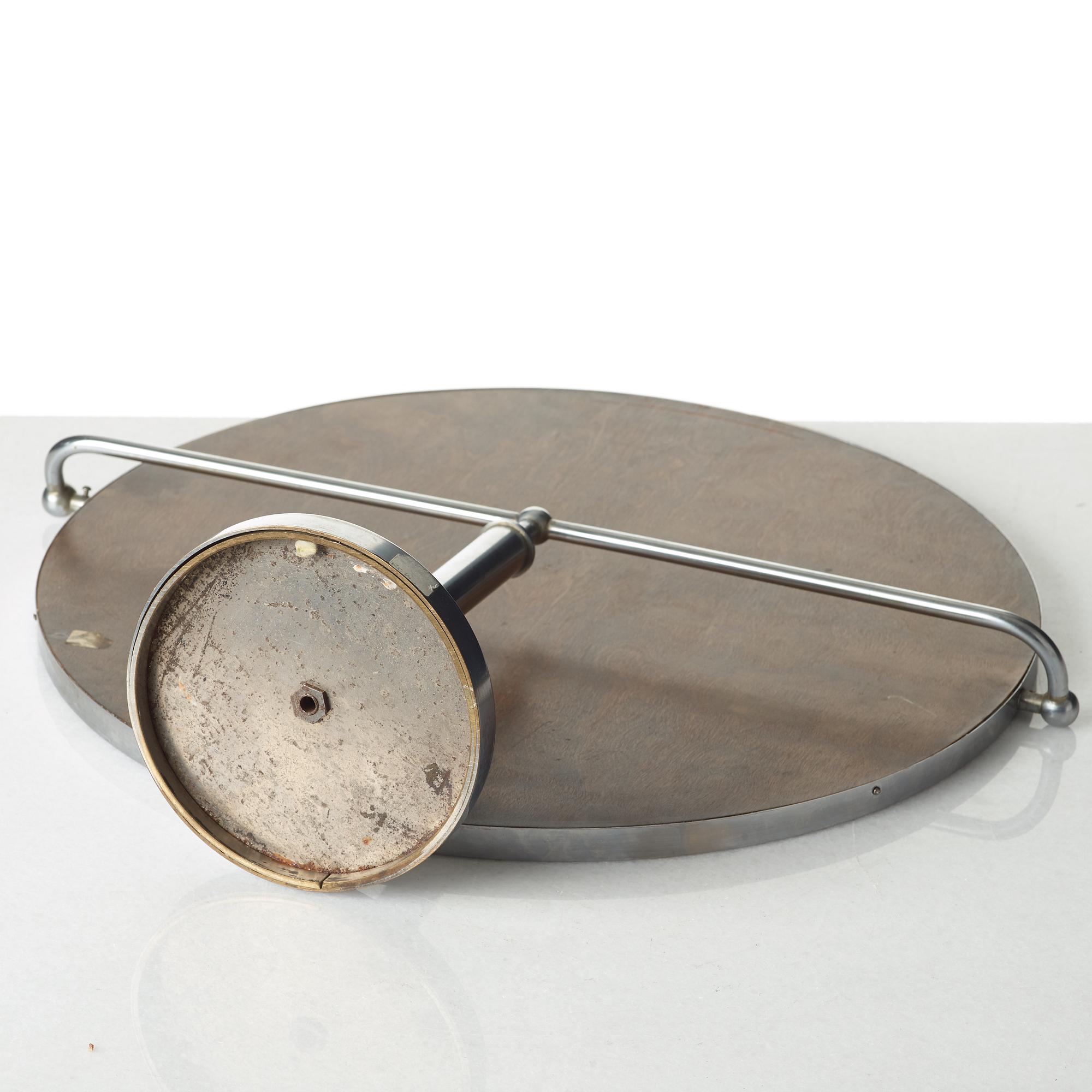 Josef Frank, a chrome plated brass table mirror, Svenskt Tenn, model 2214.