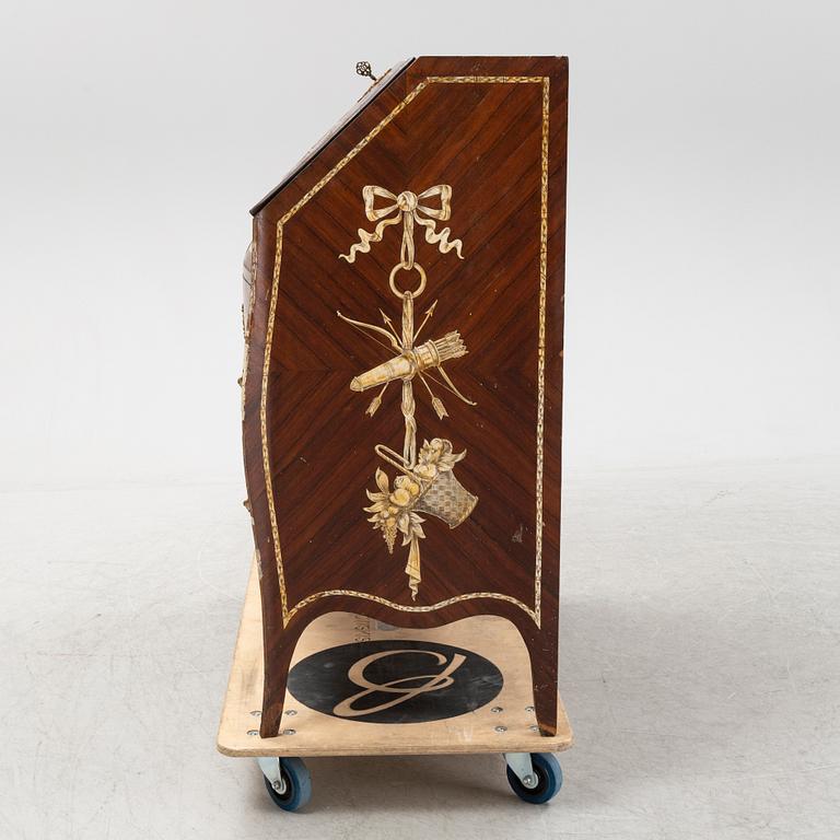 A rococo secretaire, 18th century.