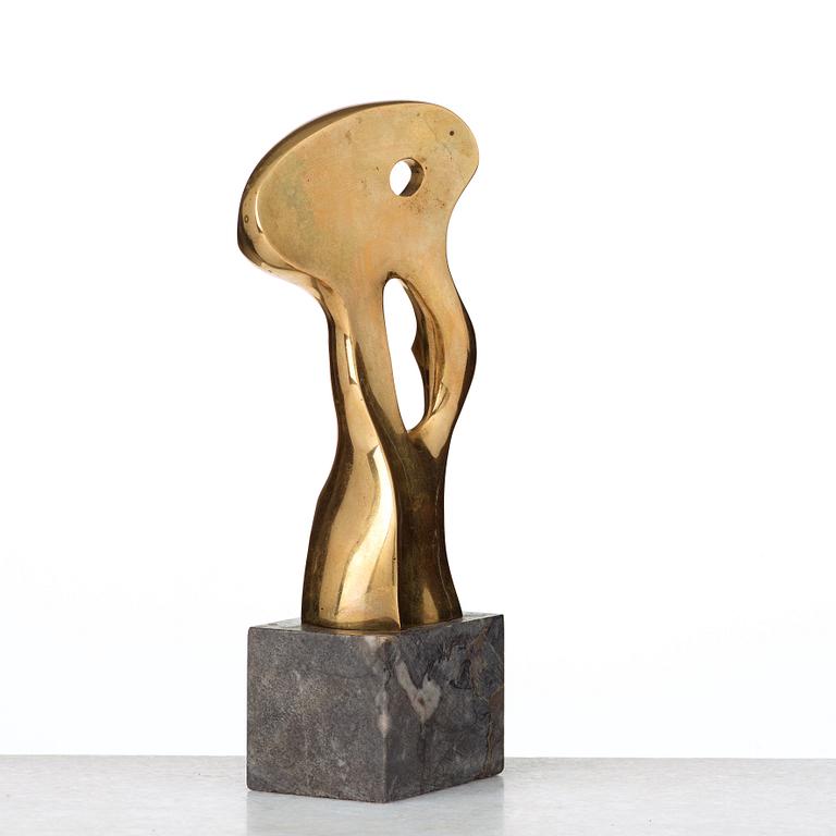 CHRISTIAN BERG, Polished bronze.Signed C.B. Copy no 1. (Edition of 5). The motif conceived 1972.