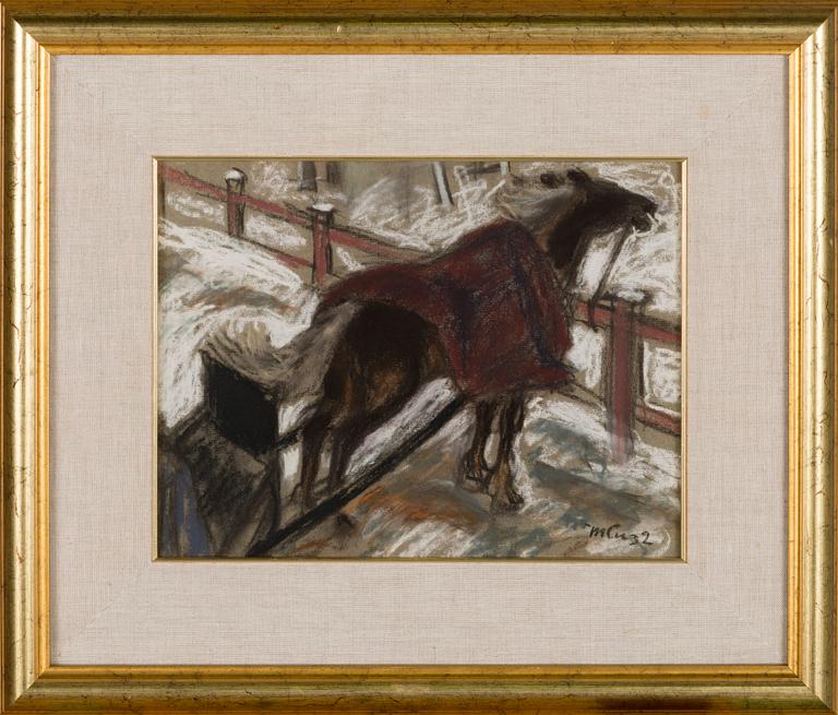 MARCUS COLLIN, pastel, signed and dated -32.
