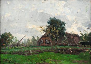 CAREL LODEWIJK DAKE II, olja på duk, signerad.