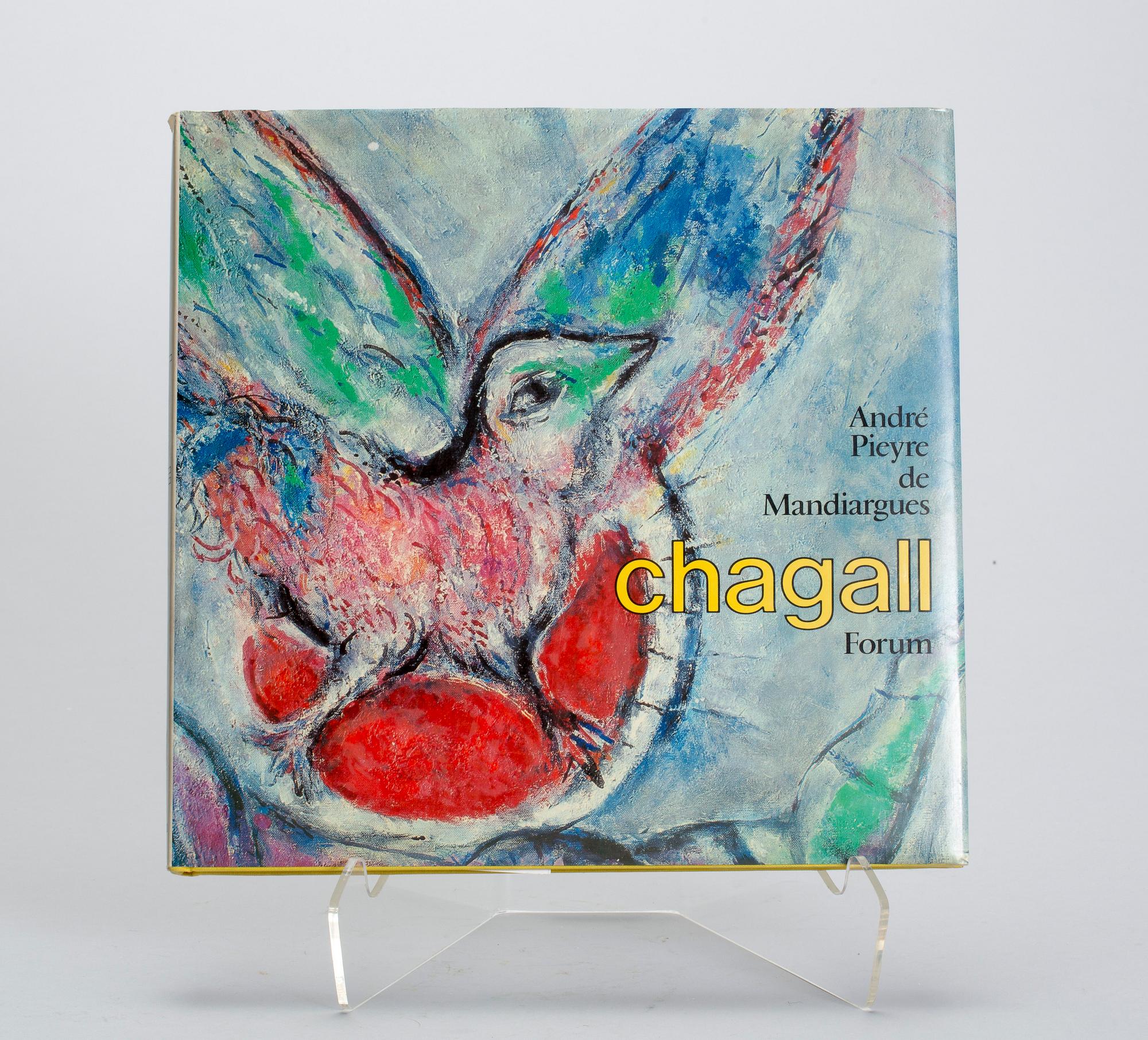 BOK, "Chagall", André Pieyre de Mandiargues, Bokförlaget Forum, 1976.