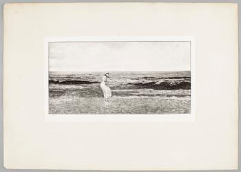Max Klinger · MAX KLINGER, etsning, signerad.