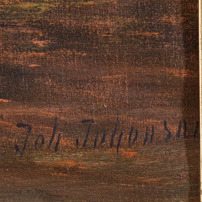 JOHAN JOHANSON, oil on canvas, signed Joh Johanson, 19th/20th century.