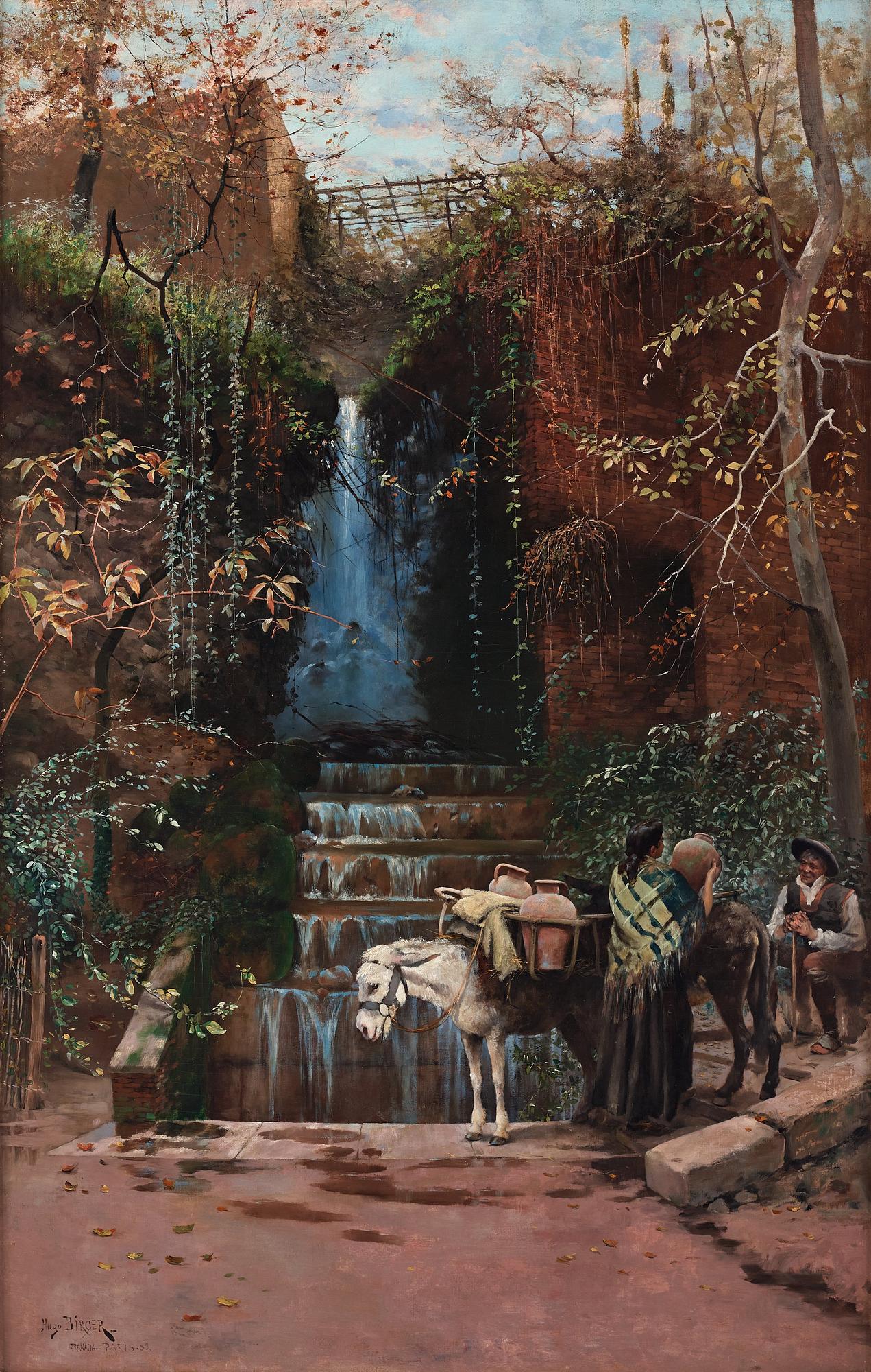 Hugo Birger, "Kaskad vid Alhambra".