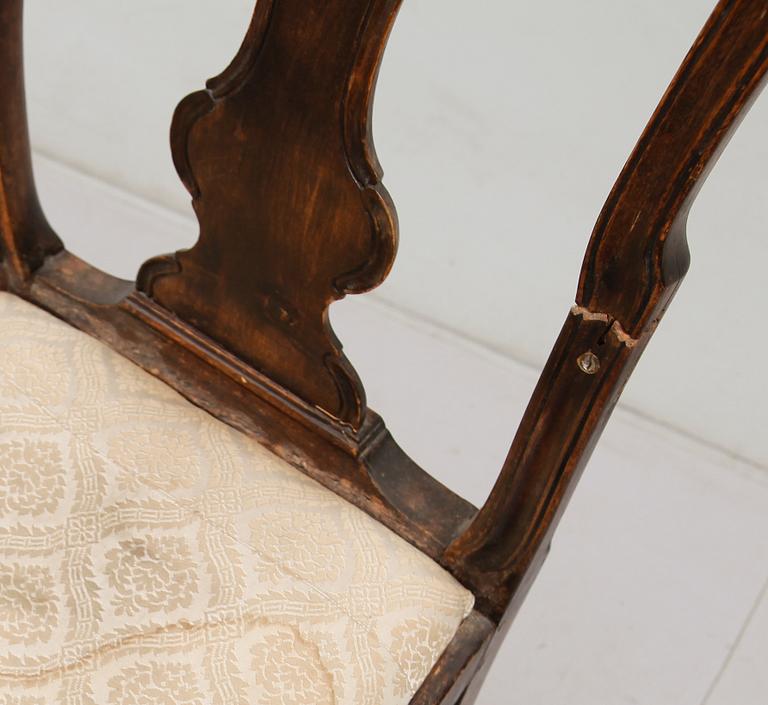 STOLAR, 3 st, rokoko, 1700-tal.