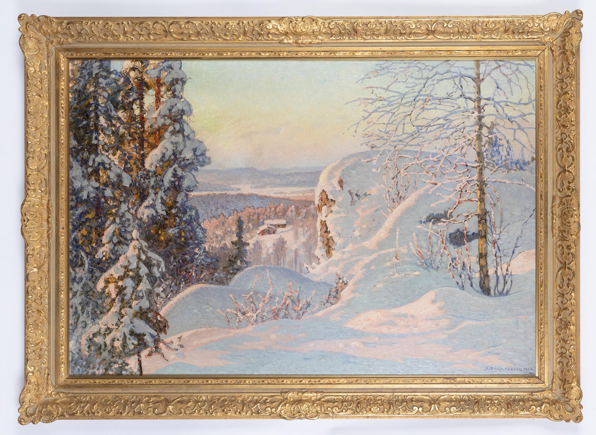 Anshelm Schultzberg, Vintersol.