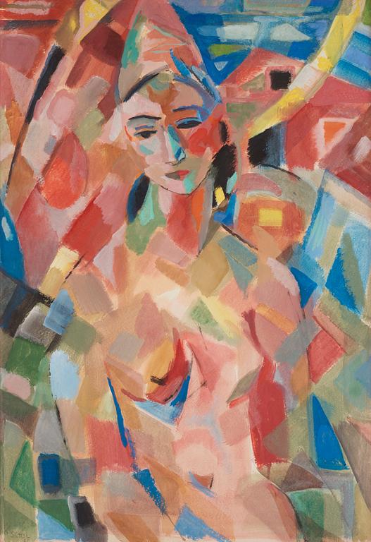 Jules Schyl, Cubist Woman.