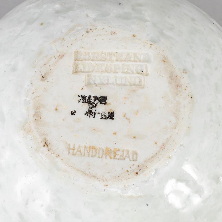 GUNNAR NYLUND, a chamotte vase, mid 20th century.