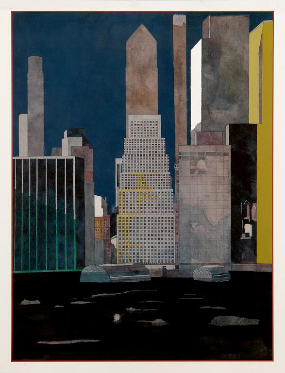 Jorge Castillo, "Downtown" from the portfolio "Urban landscapes New York City".