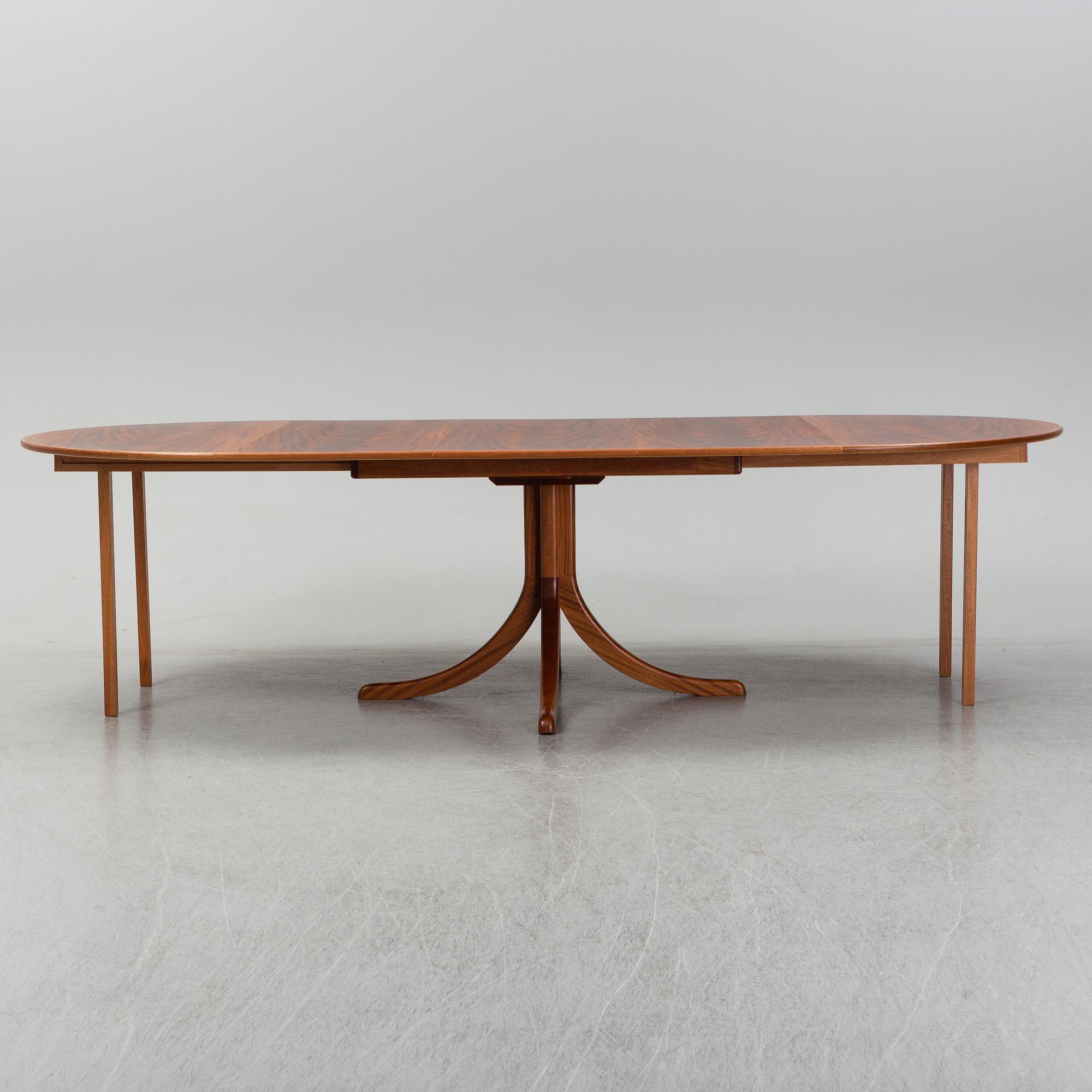 JOSEF FRANK, a model 771 mahogany dining table, Svenskt Tenn.