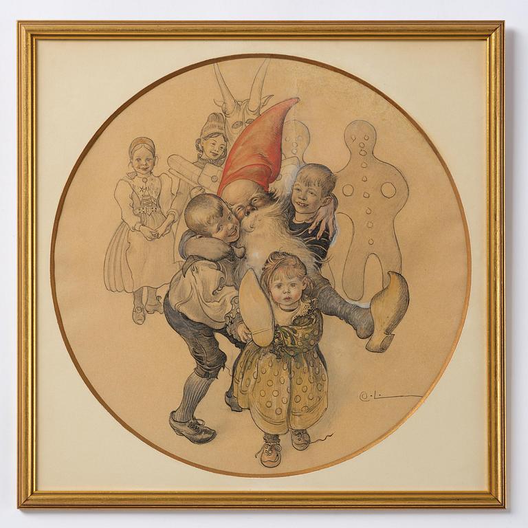 Carl Larsson, "Jultomten".