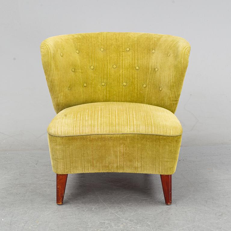 A 1940's Swedish Modern lounge chair by Gösta Jonsson.