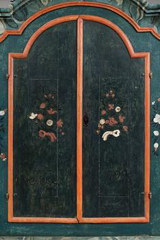 A Swedish cupboard dated 1799.